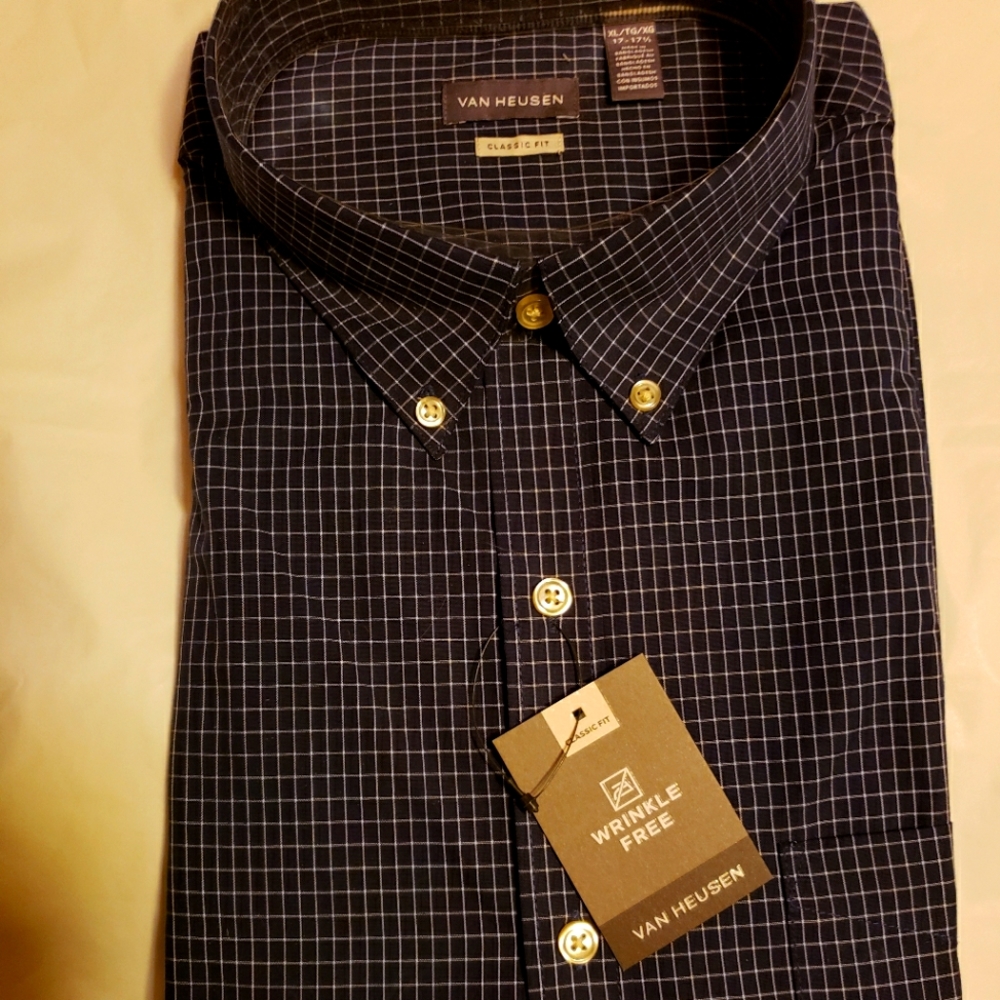 Van Heusen New With Tags Mens SS XL Shirt